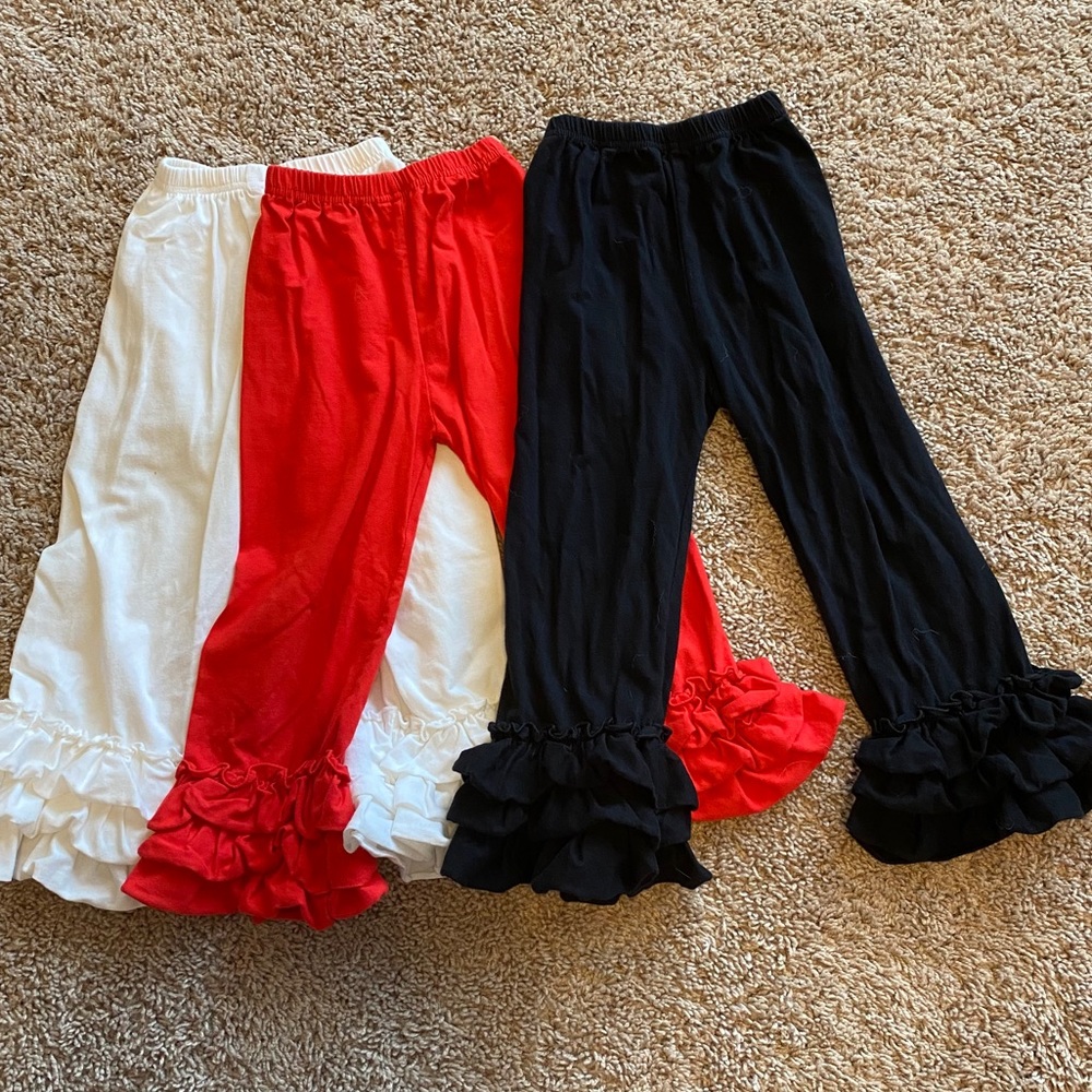 LOT of 3 Ruffled Pants